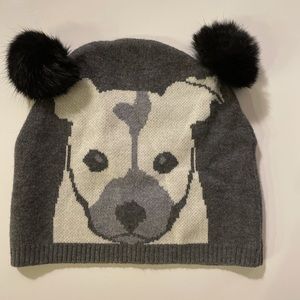 Fur beanie hat